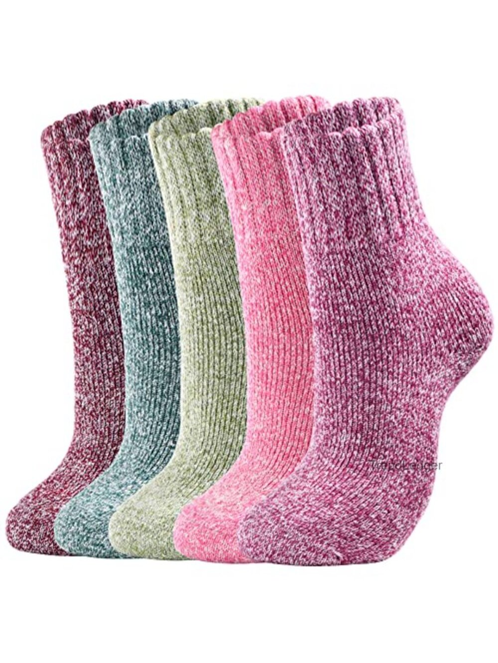 Wool Blend Thermal Crew Socks Winter Warm Hiking Boot Socks